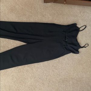 Black Straight Leg Jumpsuit Jumpsuit